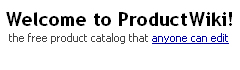 Productwiki Productwiki